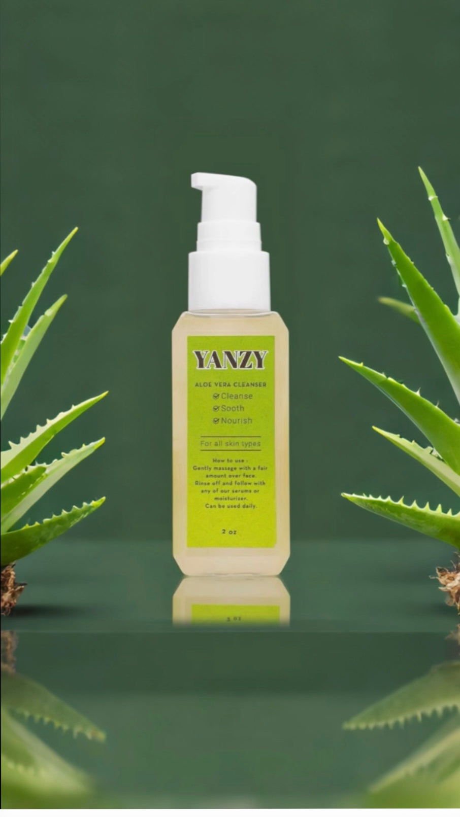 SAMPLE SIZE ALOE VERA FACE WASH (CLEANSER)